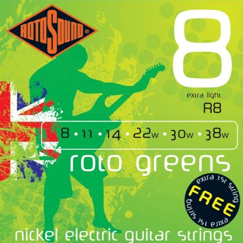 Rotosound - ROTO GREEN, 8 - 38